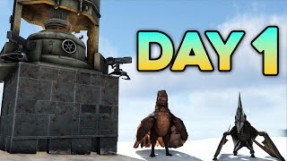 Claiming the ICEBERG on DAY 1 of MTS PALEO! - ARK: Survival Evolved