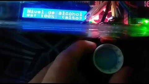 Alcoholimetro basado en arduino