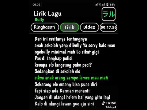 lirik lagu bully di remix karna su sayang