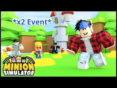 X2 Gold Event In Roblox Minion Simulator Youtube - x2 gold roblox