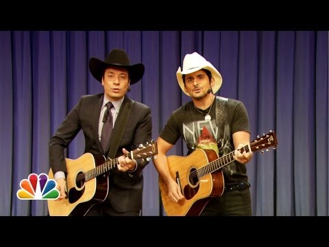 Jimmy Fallon & Brad Paisley Sing "Balls In Your Mouth"