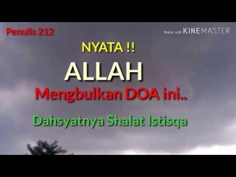 REAL! DOA MINTA HUJAN YANG LANGSUNG DIKABULKAN - YouTube