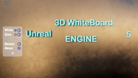 3D White Board In-Game (Line Mode) - Unreal Engine 5