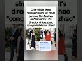 Director chloe zhao at 2026 Cannes film festival #shorts