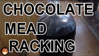 Racking Chocolate Mead And Tasting 1 Year Old Blood Orange Beer