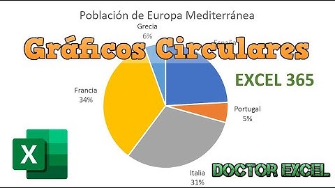 🧿 Cómo hacer gráficos Circulares en Excel 365 - Doctor Excel