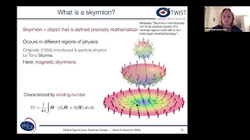 Online Spintronics Seminar #42: Karin Everschor Sitte