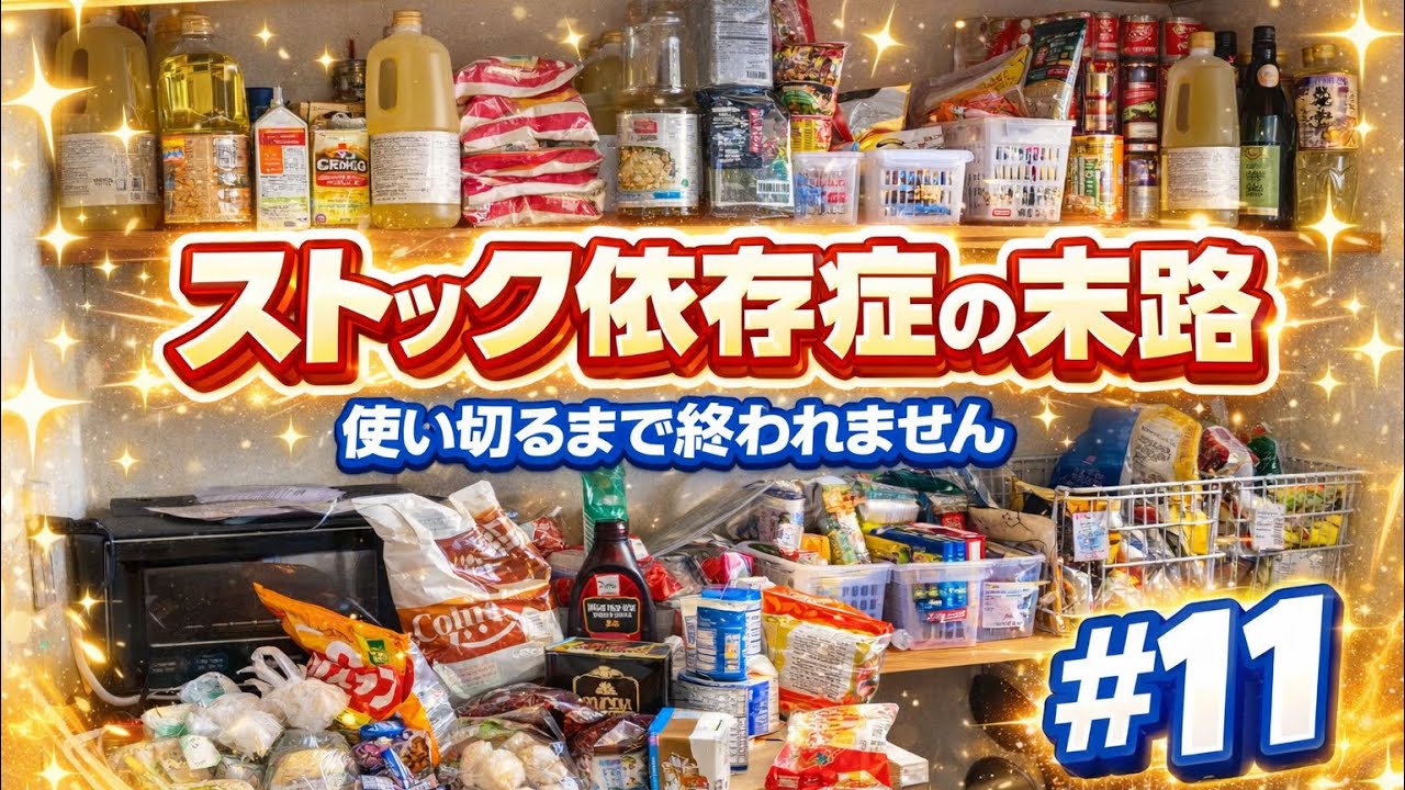 #11【ガチ節約】ストック地獄、使い切るまで料理しまくる