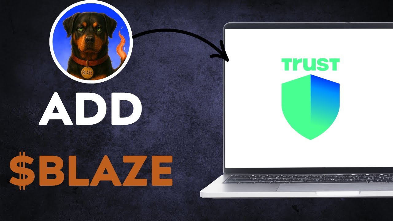 How To Add  $BLAZE - BLAZE TOKEN CRYPTO COIN To trust wallet