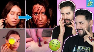 Total Fail Testing 5 Minute Crafts Halloween Makeup The Welsh Twins