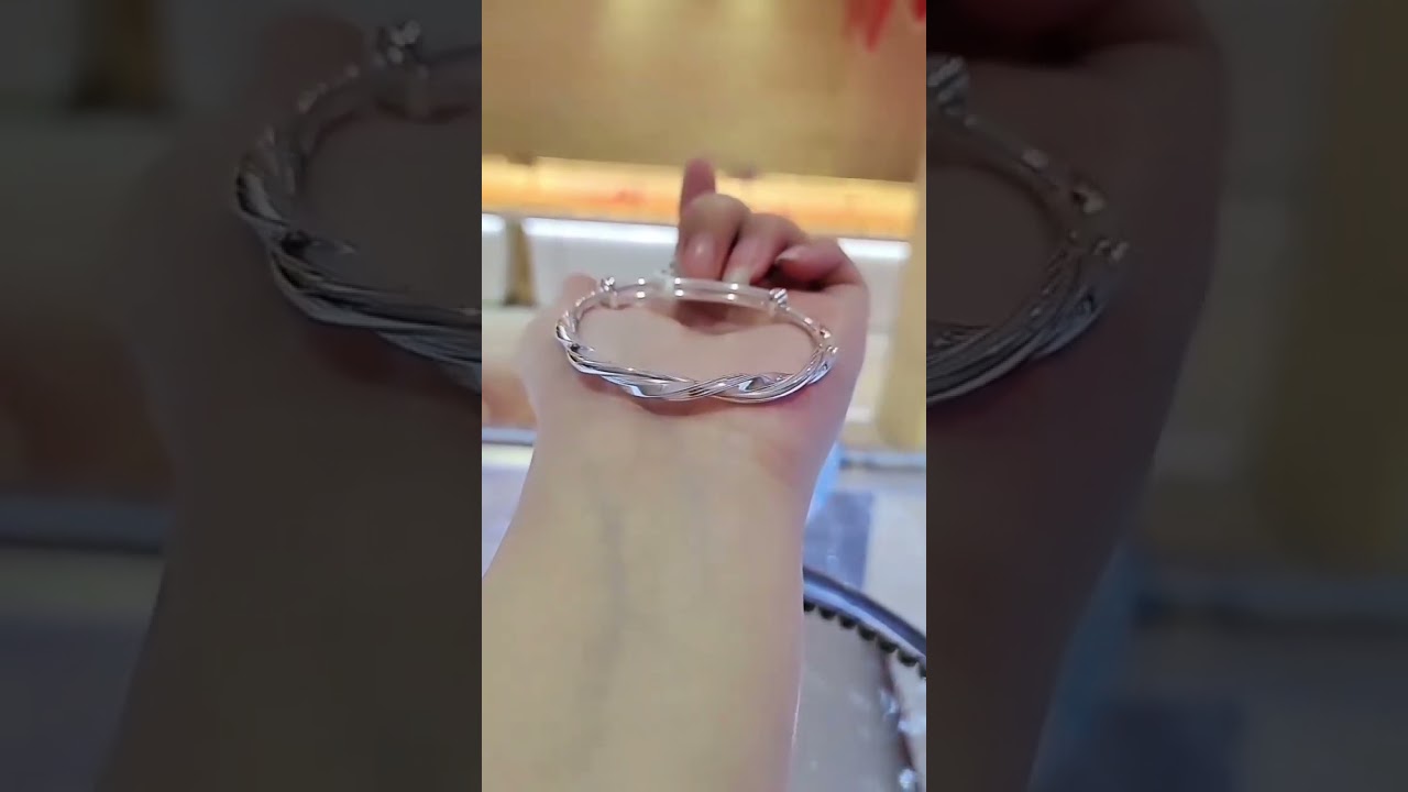 999 Pure Silver  Ladies Kada