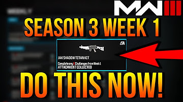 How To Complete ALL SEASON 3 WEEK 1 Challenges MW3 (Multiplayer)
