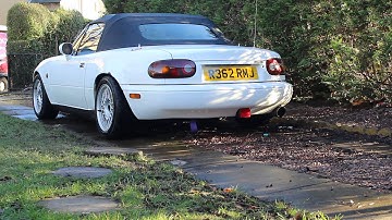 MX5 mk1 1.8 Cobalt exhaust with de-cat pipe