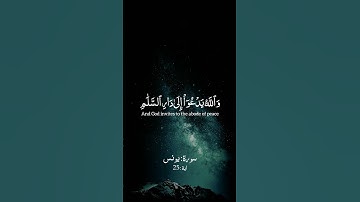 سورة يونس - اية 25 - بصوت القارئ محمود شاهين - اذكرو الله❤️