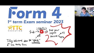 F4 Seminar - Mathematics  [Tutor Liang J - English conducted]