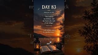Day 83 Evening Prayer | God Is My Refuge (Psalm 94–101)#shorts