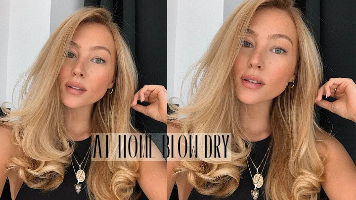 5 MINUTE BLOW DRY AT HOME! | Hollie Hobin