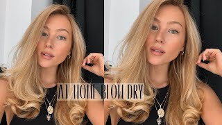 5 MINUTE BLOW DRY AT HOME! | Hollie Hobin