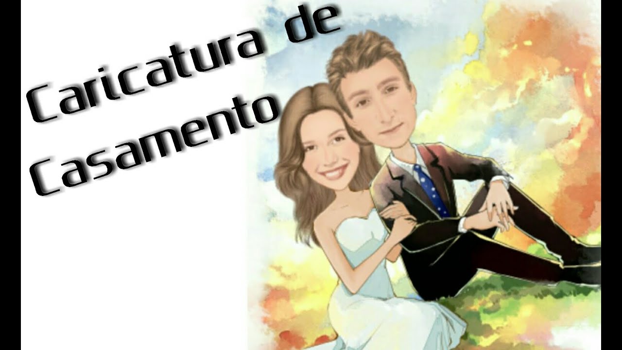CARICATURA DE NOIVOS - CARICATURA PARA INICIANTES