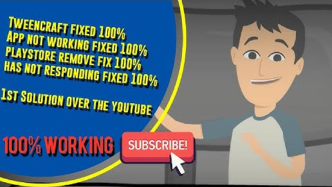 Tweencraft App | Not Working | No Open | Has Stopped | Remove from Playstore | 100% Sloved