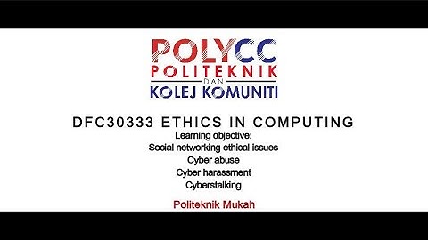 Social Networking Ethical Issues (AI Version)
