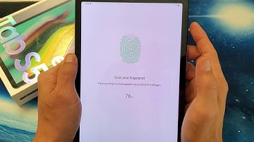 Galaxy Tab S5e: How to Setup / Add Fingerprint Password