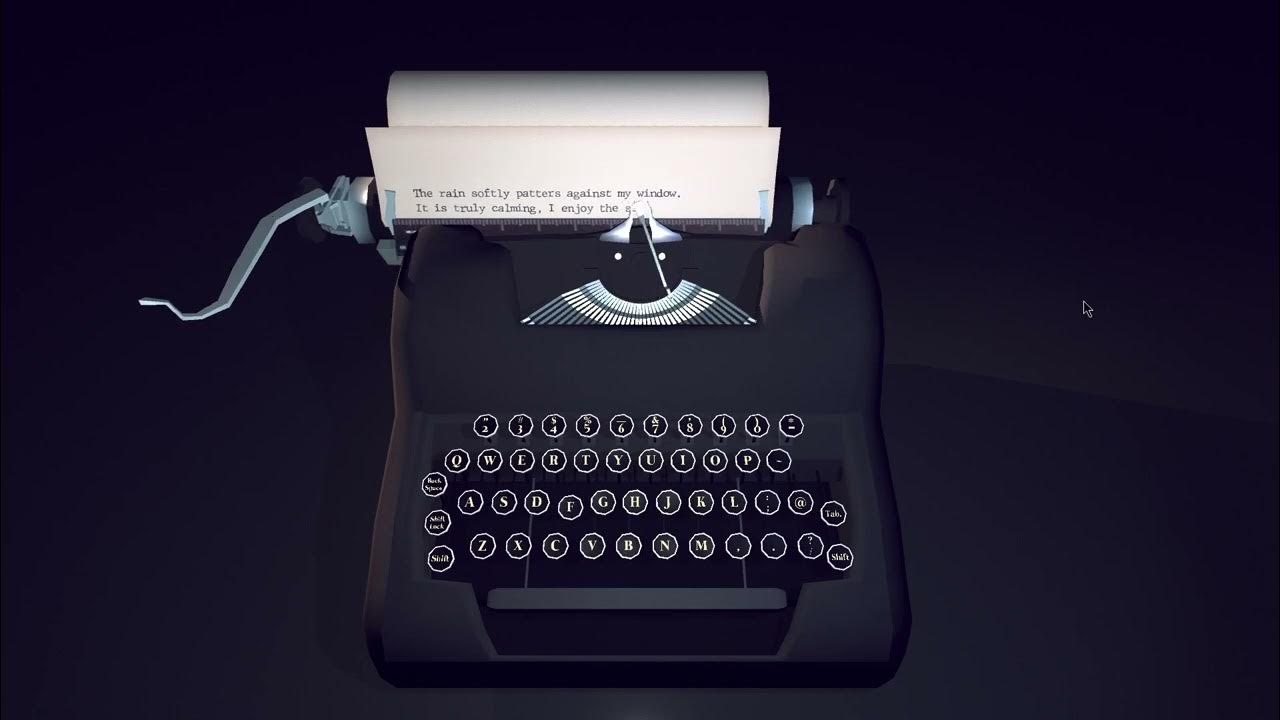 TYPEWRITER ASMR Typewriter Simulator YouTube