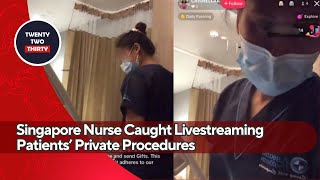 Shocking TikTok Scandal: Singapore Nurse Caught Livestreaming Patients’ Private Procedures