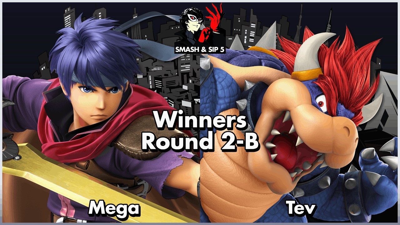 Smash & Sip 5: Winners Round 2 | Mega (Ike) V.S. Tev (Bowser)