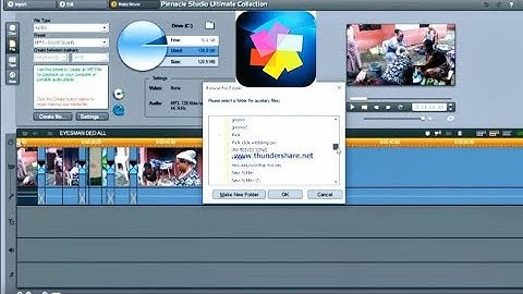 Upload Video Files/Export video in Pinnacle Studio.