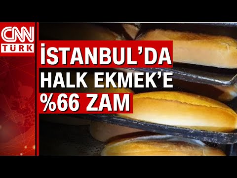 İstanbul'da Halk Ekmek fiyatına zam geldi