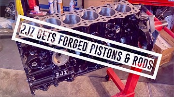 2JZ BMW Swap Build Ep. 2 - Short Block Assembly: Pt 1 - Pistons & Rods