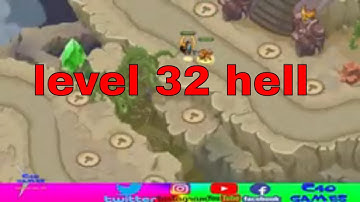 king of defense level 32 hell with local hero