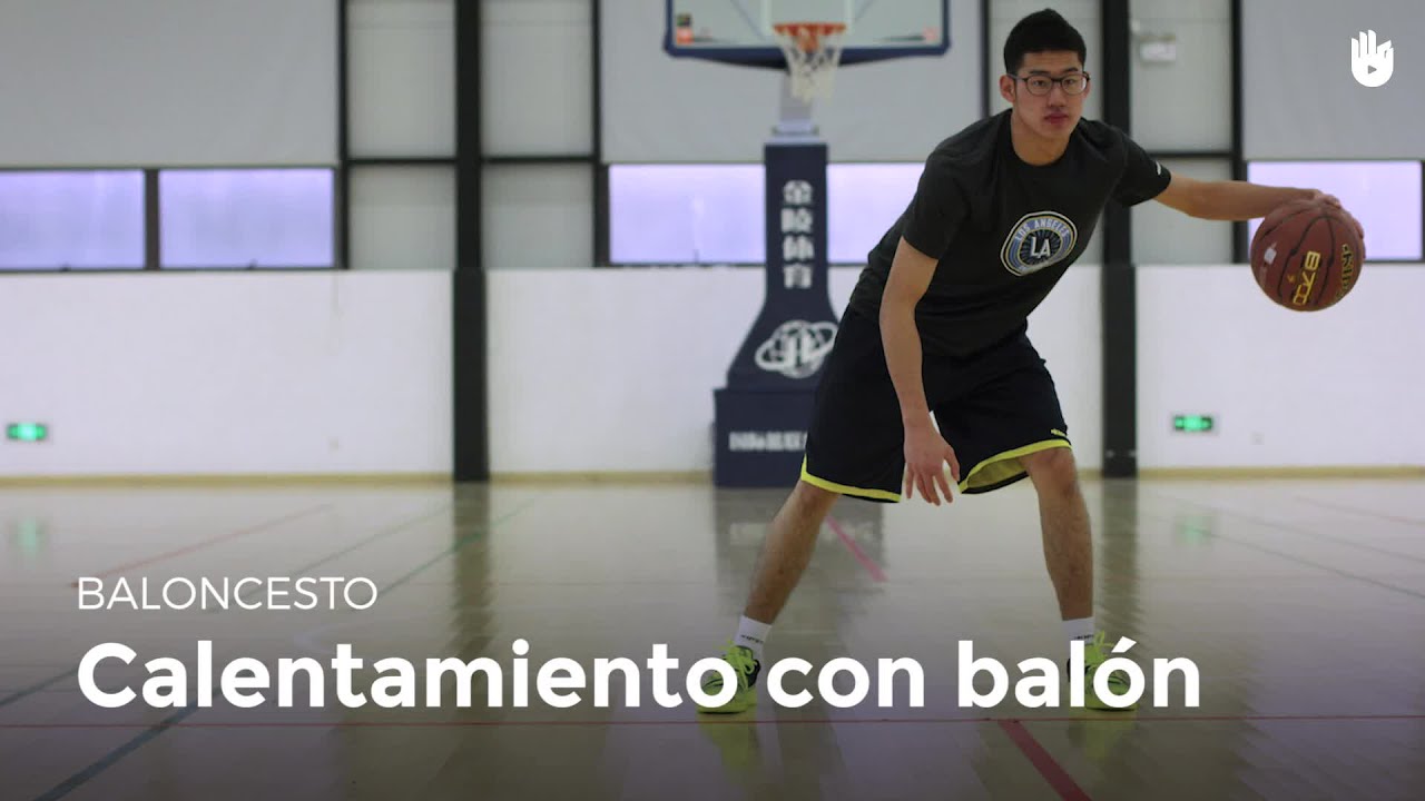 Calentamiento con balón | Baloncesto - YouTube