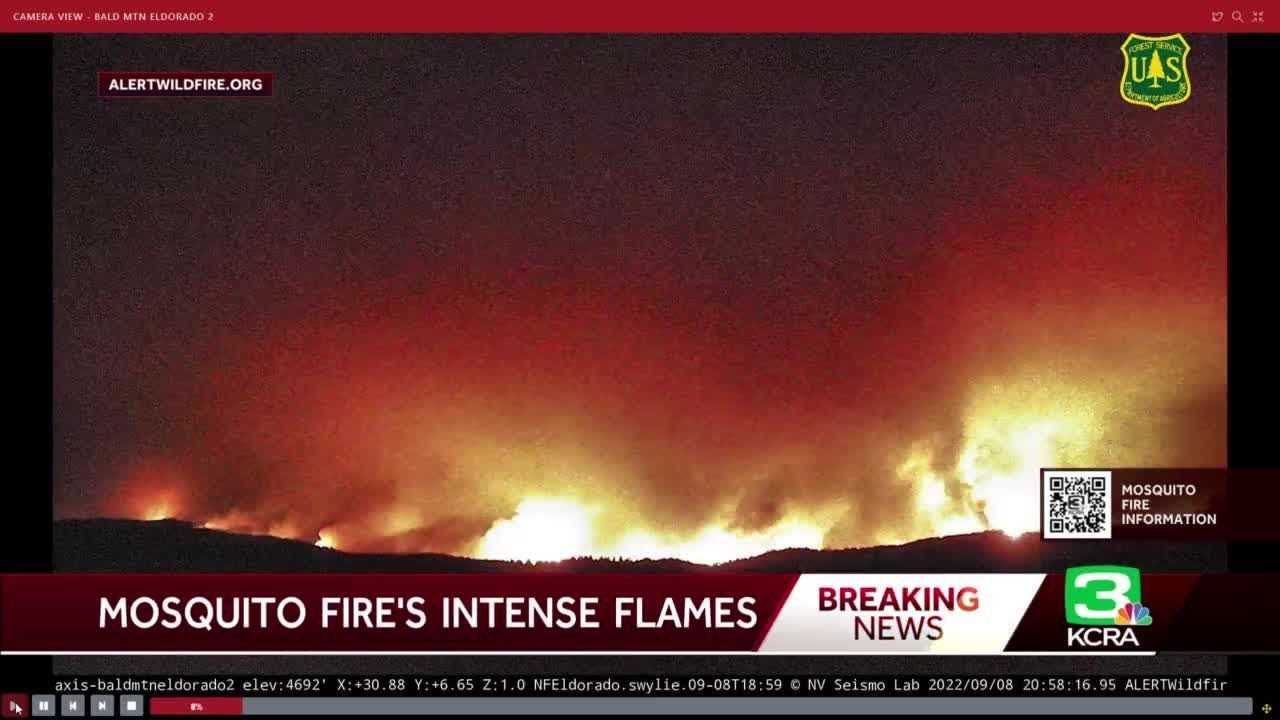'It was like sunset in the middle of the night' | Mosquito Fire updates ...