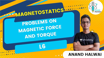 L6 | Magnetostatics | Problems on Magnetic Force and Torque | Anand Halwai