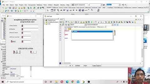 percabangan if else dan case pada delphi 7