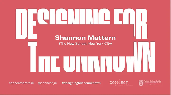 Prof. Shannon Mattern - Designing for the Unknown series - DayDayNews