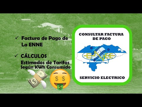 Factura Energía Eléctrica HND