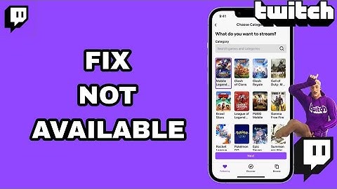 How To Fix And Solve Not Available On Twitch App | Final Solution