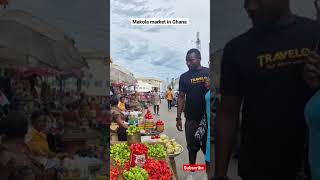 Her First Bargaining Experience At Makola Market In Ghana