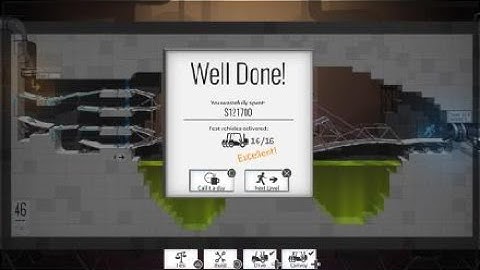 Bridge Constructor Portal Level 46