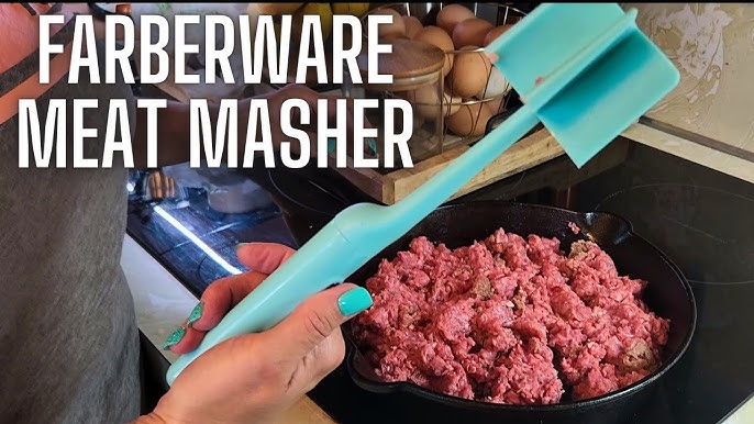I've been using a potato masher 2 break up my meat for at least 2