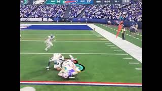 Madden 21 crazy hit stick return for TD Eagles Bills