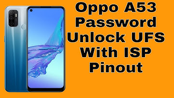 Oppo A53 Password unlock ISP Pinout|Oppo A53 Unlock By UFS|| Tech Guru Ji