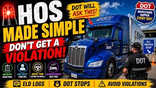 DOT Inspections & HOS Rules Every CDL Driver Must Know