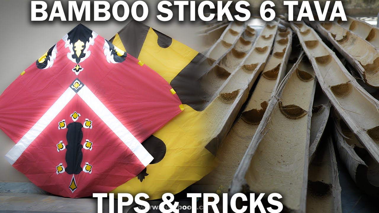 How to Make 6 Tawa Kite Sticks from Bamboo Kites Korner YouTube