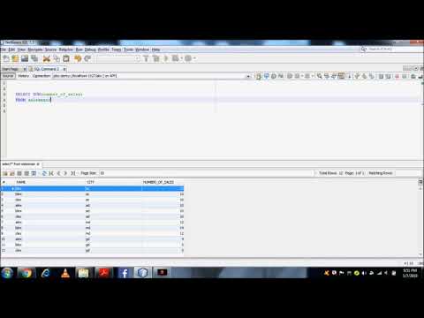 SQL21: SQL QUERY USING THE FUNCTION SUM