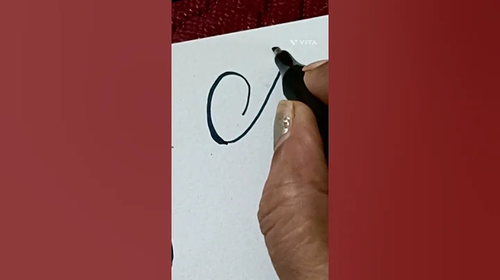 How to write beautiful letter L in calligraphy #calligrahy #cursive #shorts
