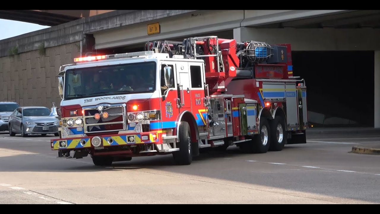 Best of The Woodlands Fire Department Responding - Part 2